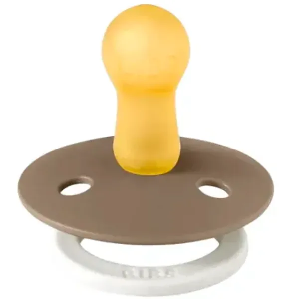 Соска круглая Bibs Colour Glow 130368  Унисекс / 18 месяцев - 36 месяцев / Латекс / Темный дуб photo 3