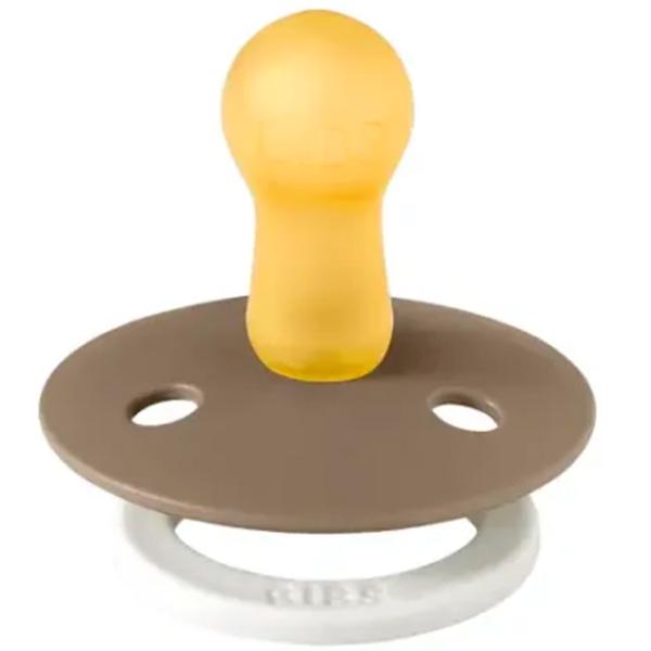 Соска круглая Bibs Colour Glow 130368  Унисекс / 18 месяцев - 36 месяцев / Латекс / Темный дуб photo 3
