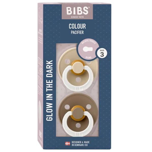 Соска круглая Bibs Colour Glow 130368  Унисекс / 18 месяцев - 36 месяцев / Латекс / Темный дуб photo 7