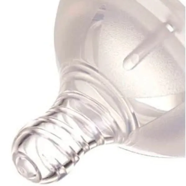 Tetină pentru biberon Kikka Boo M Unisex / / Transparent photo 2
