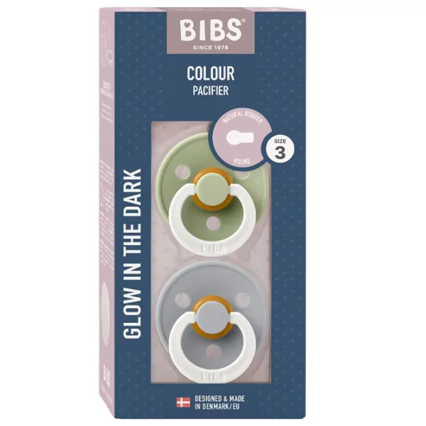 Suzetă cu tetina rotundă Bibs Colour Glow 130267  Unisex / 18 luni - 36 luni / Latex / Cloud Grey photo 7 Suzetă cu tetina rotundă Bibs Colour Glow 130267  Unisex / 18 luni - 36 luni / Latex / Cloud Grey photo 7