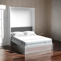 Кровать Flat Compatto 140 x 200 см / ЛДСП / Белый photo 4