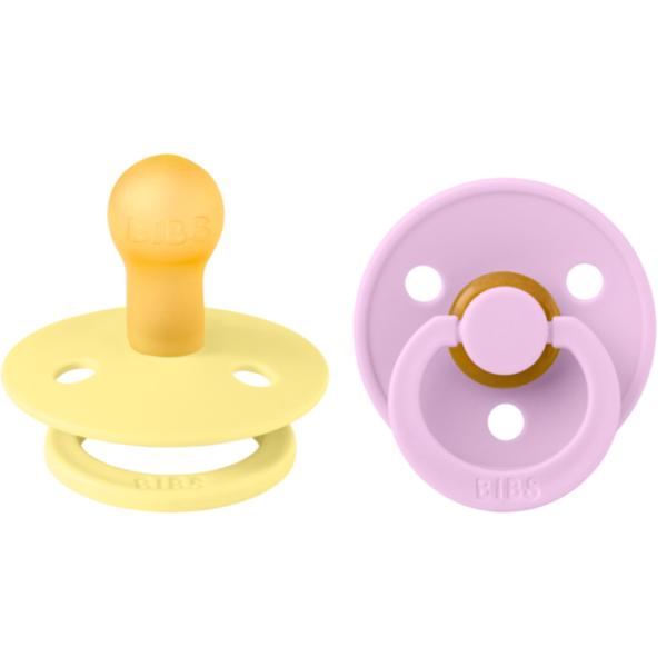 Suzetă cu tetina rotundă Bibs Colour 120399 Unisex / 6 luni - 18 luni / Latex / Sunshine photo 1