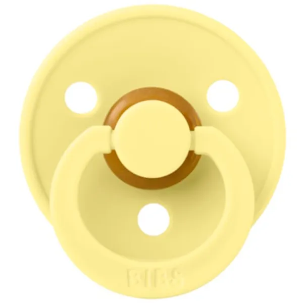 Suzetă cu tetina rotundă Bibs Colour 120399 Unisex / 6 luni - 18 luni / Latex / Sunshine photo 4