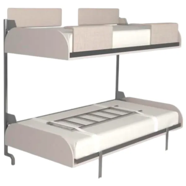 Pat Flat 2 EASY BUNK 80 x 190 cm / Metal / Gray photo 3 Pat Flat 2 EASY BUNK 80 x 190 cm / Metal / Gray photo 3