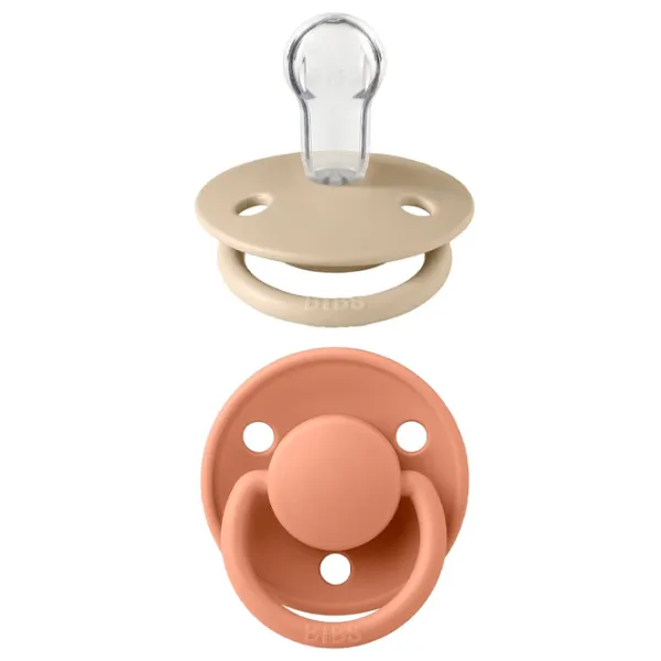 Suzetă cu tetina rotundă Bibs De lux 150227  Unisex / 0 luni - 36 luni / Silicon / Vanilla photo 2