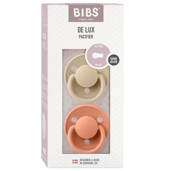 Suzetă cu tetina rotundă Bibs De lux 150227  Unisex / 0 luni - 36 luni / Silicon / Vanilla photo 8