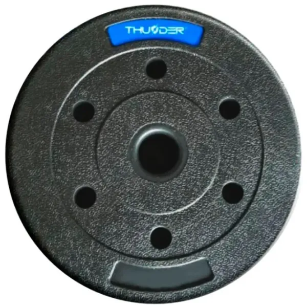 Greutate pentru halteră Thunder Bitumen 1.25 kg photo 1
