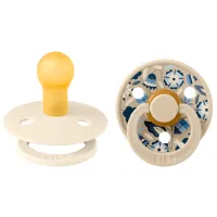 Соска круглая Bibs X Liberty 12020101  Унисекс / 6 месяцев - 18 месяцев / Латекс / Слоновая кость