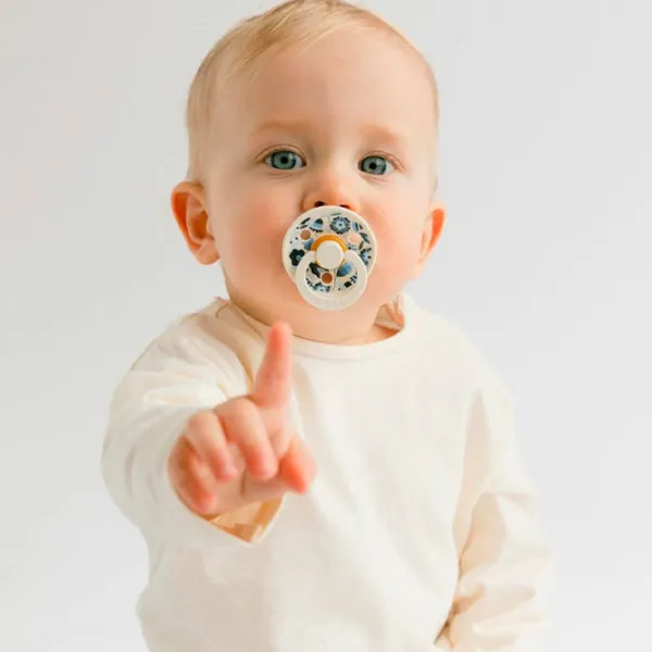 Соска круглая Bibs X Liberty 12020101  Унисекс / 6 месяцев - 18 месяцев / Латекс / Слоновая кость photo 6