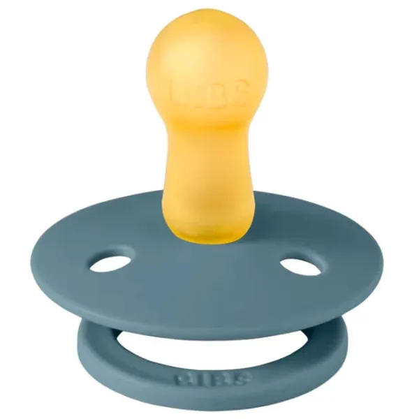 Suzetă cu tetina rotundă Bibs X Liberty 11020102  Unisex / 0 luni - 6 luni / Latex / Dusty Blue photo 3