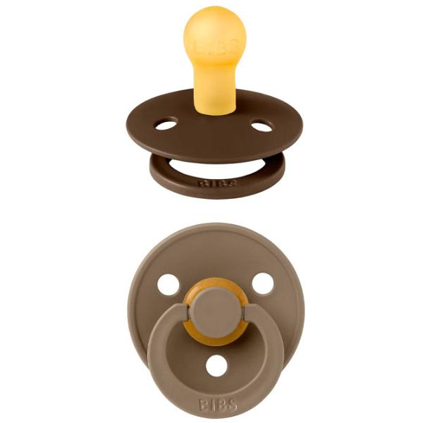 Suzetă cu tetina rotundă Bibs Colour 110261  Unisex / 0 luni - 6 luni / Latex / Mocha photo 2 Suzetă cu tetina rotundă Bibs Colour 110261  Unisex / 0 luni - 6 luni / Latex / Mocha photo 2