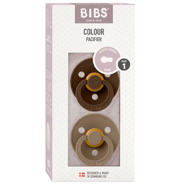 Suzetă cu tetina rotundă Bibs Colour 110261  Unisex / 0 luni - 6 luni / Latex / Mocha photo 5 Suzetă cu tetina rotundă Bibs Colour 110261  Unisex / 0 luni - 6 luni / Latex / Mocha photo 5