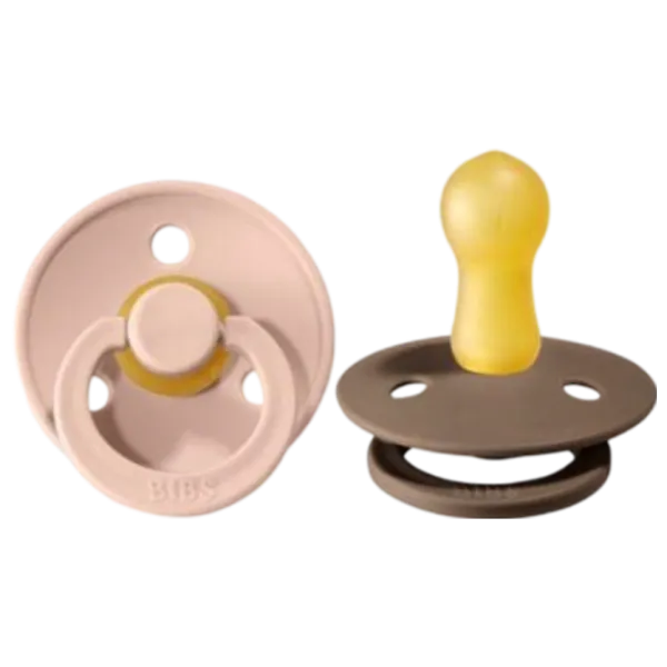 Соска круглая Bibs Colour 120211  Унисекс / 6 месяцев - 18 месяцев / Латекс / Темный дуб photo 1