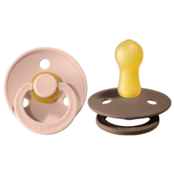 Соска круглая Bibs Colour 120211  Унисекс / 6 месяцев - 18 месяцев / Латекс / Темный дуб photo 1