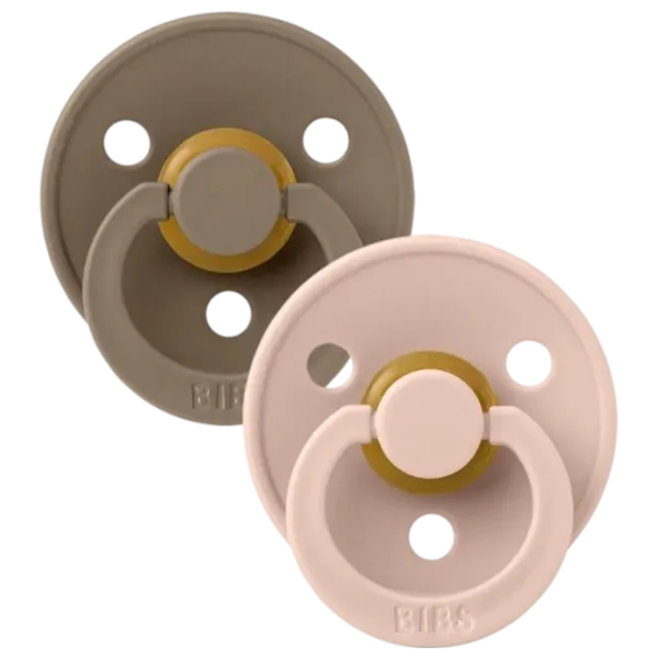 Соска круглая Bibs Colour 120211  Унисекс / 6 месяцев - 18 месяцев / Латекс / Темный дуб photo 2
