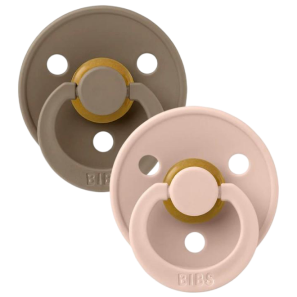 Соска круглая Bibs Colour 120211  Унисекс / 6 месяцев - 18 месяцев / Латекс / Темный дуб photo 2