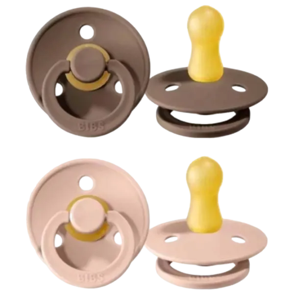 Соска круглая Bibs Colour 120211  Унисекс / 6 месяцев - 18 месяцев / Латекс / Темный дуб photo 3