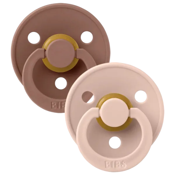 Соска круглая Bibs Boheme 120215  Унисекс / 6 месяцев - 18 месяцев / Латекс / Blush Pink photo 2