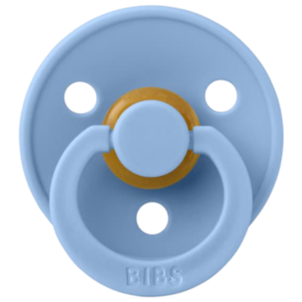 Suzetă cu tetina rotundă Bibs Colour 120277  Unisex / 6 luni - 18 luni / Latex / Steel Blue photo 3