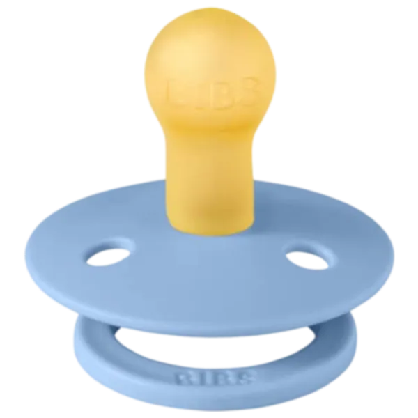 Suzetă cu tetina rotundă Bibs Colour 120277  Unisex / 6 luni - 18 luni / Latex / Steel Blue photo 4