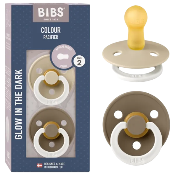 Suzetă cu tetina rotundă Bibs Colour Glow 120244  Unisex / 6 luni - 18 luni / Latex / Dark Oak photo 10