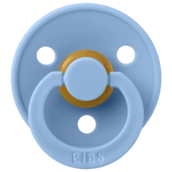 Suzetă cu tetina rotundă Bibs Colour 110277  Unisex / 0 luni - 6 luni / Latex / Steel Blue photo 4