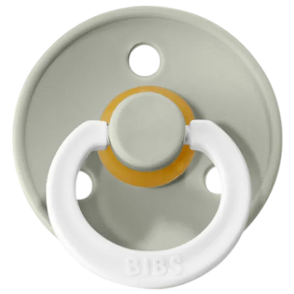 Соска круглая Bibs Colour Glow 110267 Унисекс / 0 месяцев - 6 месяцев / Латекс / Cloud Grey photo 4