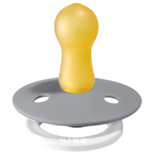 Соска круглая Bibs Colour Glow 110267 Унисекс / 0 месяцев - 6 месяцев / Латекс / Cloud Grey photo 5