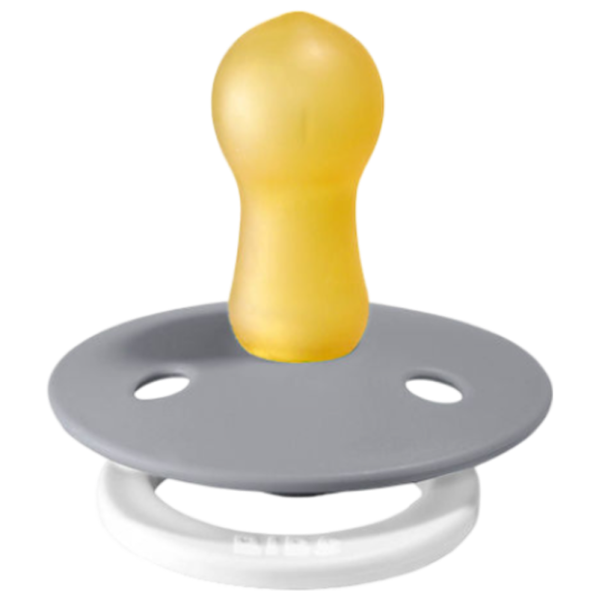 Соска круглая Bibs Colour Glow 110267 Унисекс / 0 месяцев - 6 месяцев / Латекс / Cloud Grey photo 5