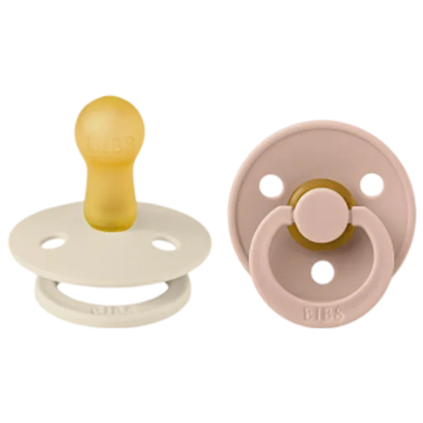 Соска круглая Bibs Colour 120256  Для девочек / 6 месяцев - 18 месяцев / Латекс / Слоновая кость photo 1