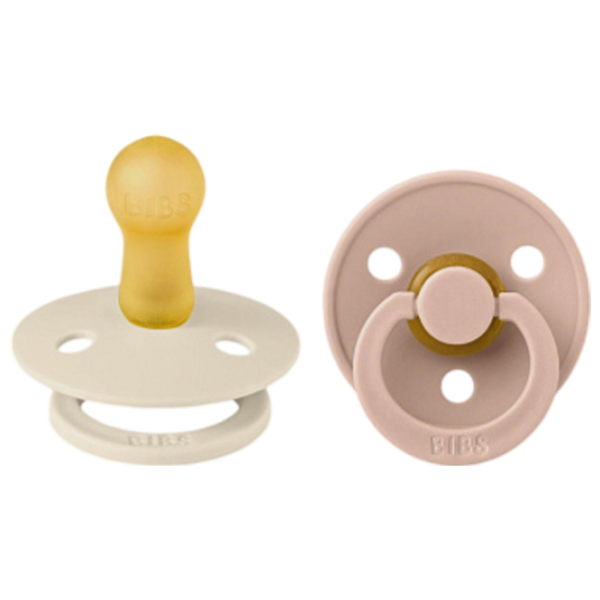 Соска круглая Bibs Colour 120256  Для девочек / 6 месяцев - 18 месяцев / Латекс / Слоновая кость photo 1