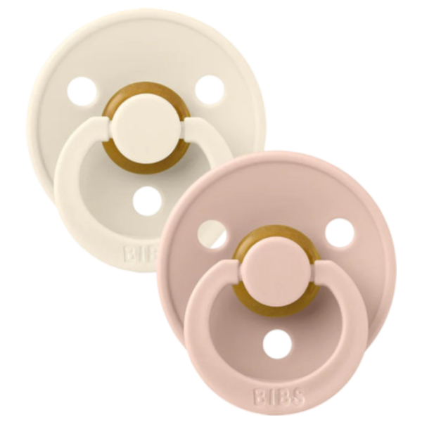 Соска круглая Bibs Colour 120256  Для девочек / 6 месяцев - 18 месяцев / Латекс / Слоновая кость photo 2