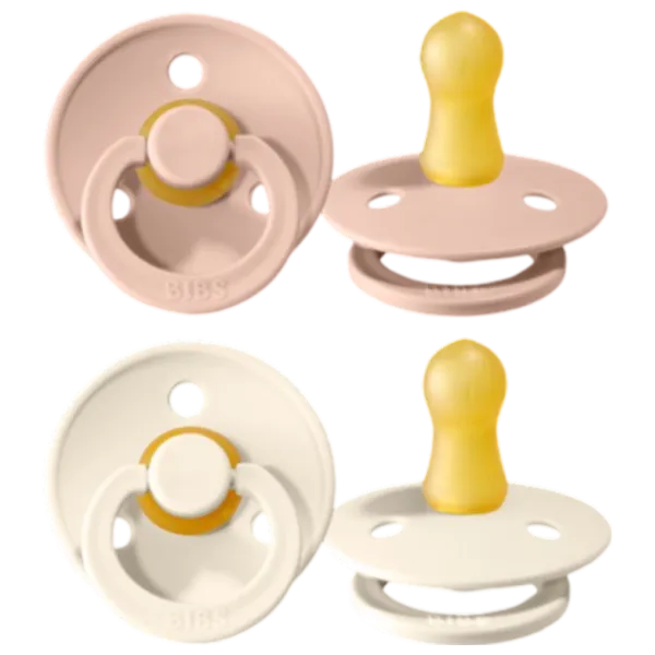 Соска круглая Bibs Colour 120256  Для девочек / 6 месяцев - 18 месяцев / Латекс / Слоновая кость photo 3