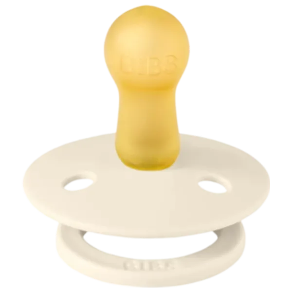 Соска круглая Bibs Colour 120256  Для девочек / 6 месяцев - 18 месяцев / Латекс / Слоновая кость photo 4