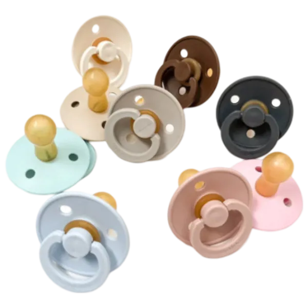 Соска круглая Bibs Colour 120256  Для девочек / 6 месяцев - 18 месяцев / Латекс / Слоновая кость photo 6