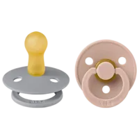 Соска круглая Bibs Colour 120224  Унисекс / 6 месяцев - 18 месяцев / Латекс / Cloud Grey