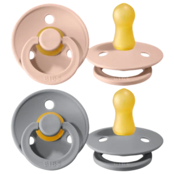 Соска круглая Bibs Colour 120224  Унисекс / 6 месяцев - 18 месяцев / Латекс / Cloud Grey photo 3