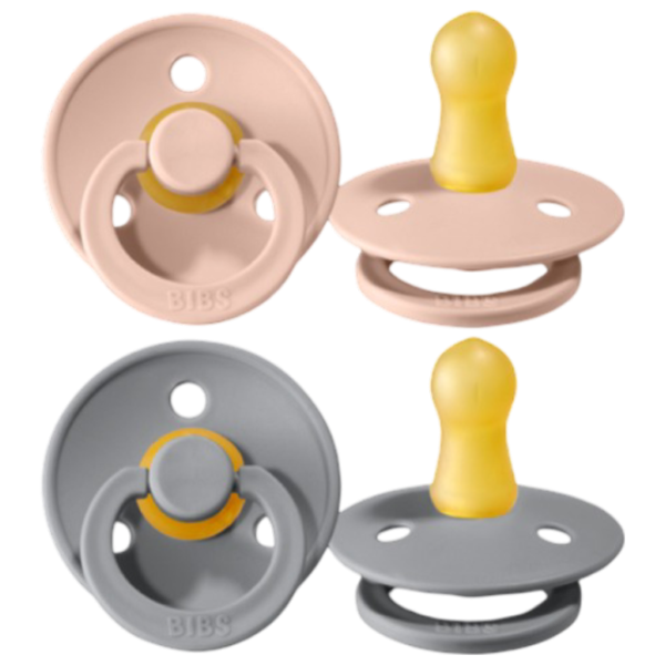 Соска круглая Bibs Colour 120224  Унисекс / 6 месяцев - 18 месяцев / Латекс / Cloud Grey photo 3
