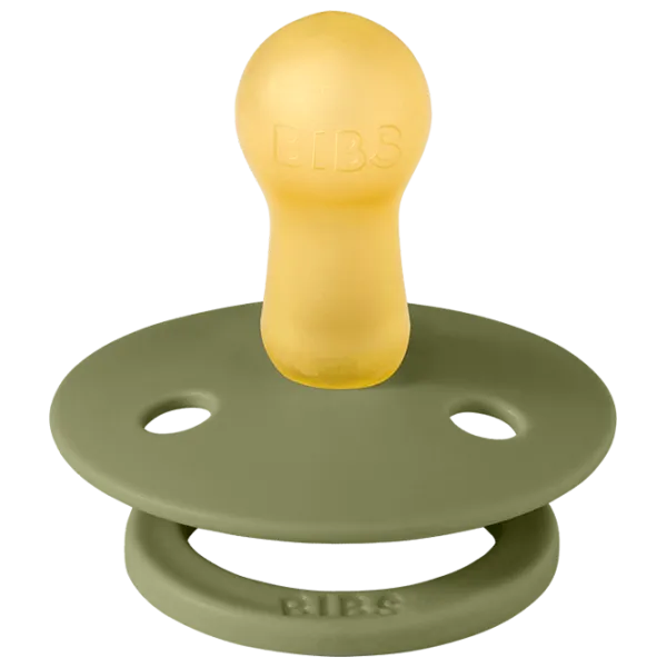 Suzetă cu tetina rotundă Bibs Colour 120273  Unisex / 6 luni - 18 luni / Latex / Olive photo 4