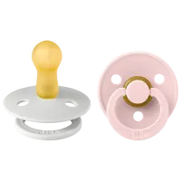 Соска круглая Bibs Colour 120279  Унисекс / 6 месяцев - 18 месяцев / Латекс / Цветник