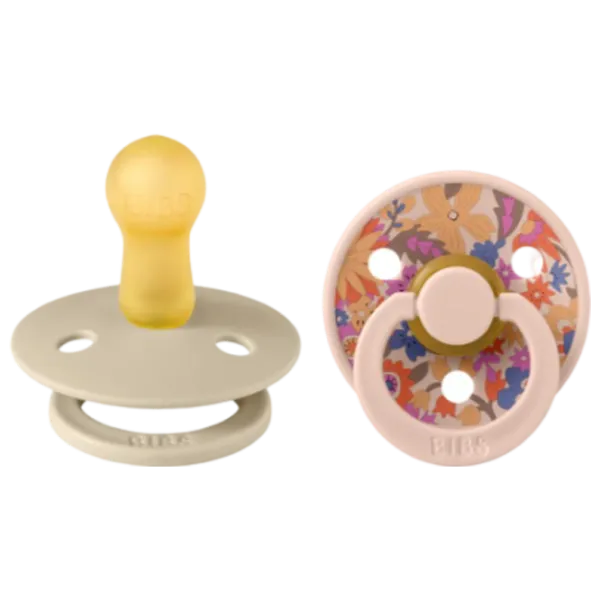 Suzetă cu tetina rotundă Bibs X Liberty 12021101  Unisex / 6 luni - 18 luni / Latex / Blue photo 1