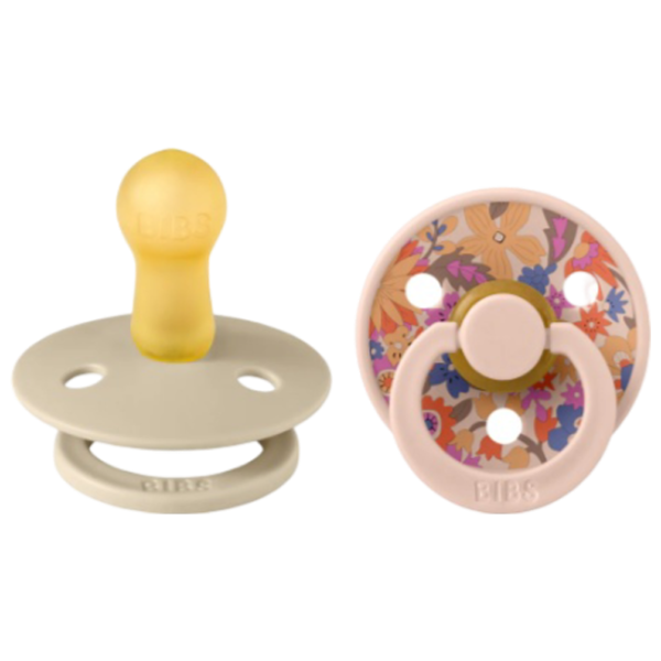 Suzetă cu tetina rotundă Bibs X Liberty 12021101  Unisex / 6 luni - 18 luni / Latex / Blue photo 1