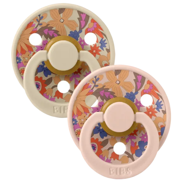 Suzetă cu tetina rotundă Bibs X Liberty 12021101  Unisex / 6 luni - 18 luni / Latex / Blue photo 2