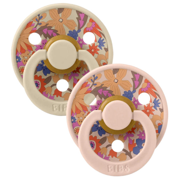 Suzetă cu tetina rotundă Bibs X Liberty 12021101  Unisex / 6 luni - 18 luni / Latex / Blue photo 2