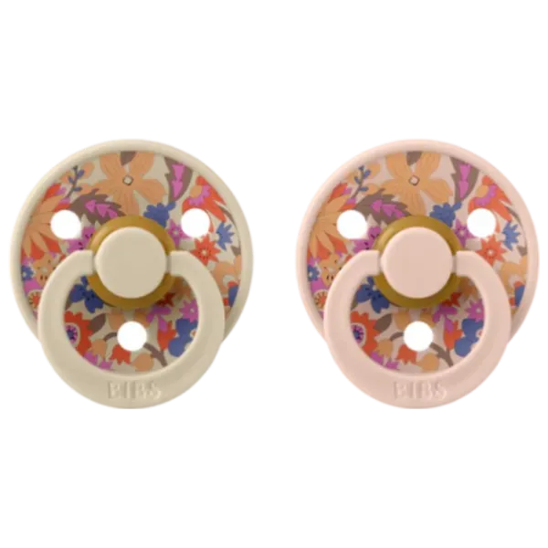 Suzetă cu tetina rotundă Bibs X Liberty 12021101  Unisex / 6 luni - 18 luni / Latex / Blue photo 3