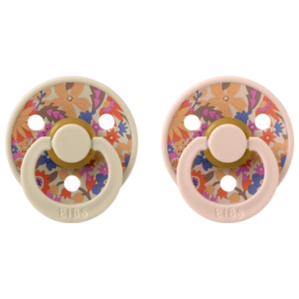 Suzetă cu tetina rotundă Bibs X Liberty 12021101  Unisex / 6 luni - 18 luni / Latex / Blue photo 3