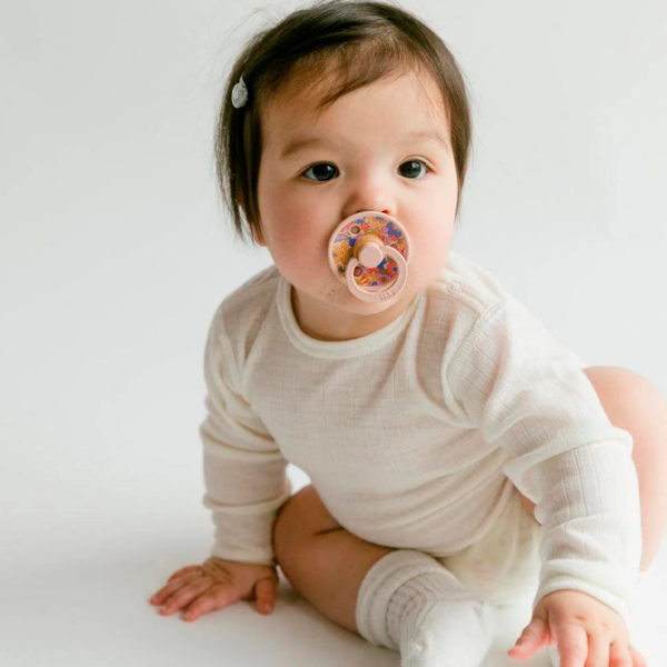 Suzetă cu tetina rotundă Bibs X Liberty 12021101  Unisex / 6 luni - 18 luni / Latex / Blue photo 7