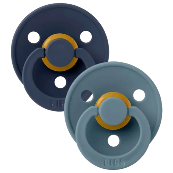 Suzetă cu tetina rotundă Bibs Colour 120253  Unisex / 6 luni - 18 luni / Latex / Deep Space photo 2