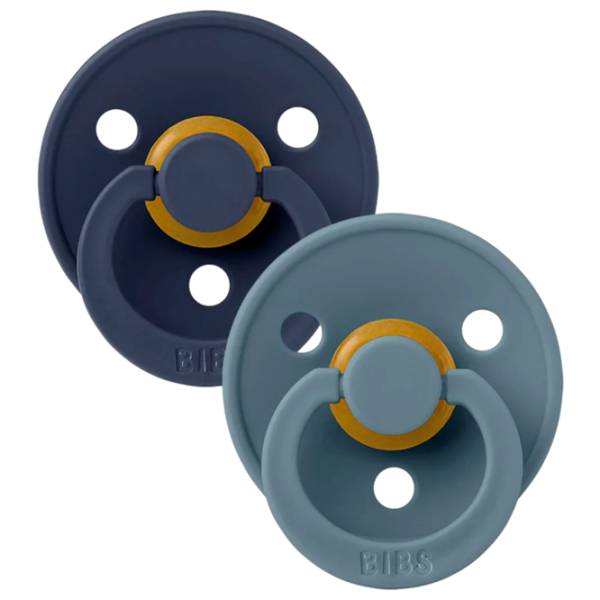 Suzetă cu tetina rotundă Bibs Colour 120253  Unisex / 6 luni - 18 luni / Latex / Deep Space photo 2